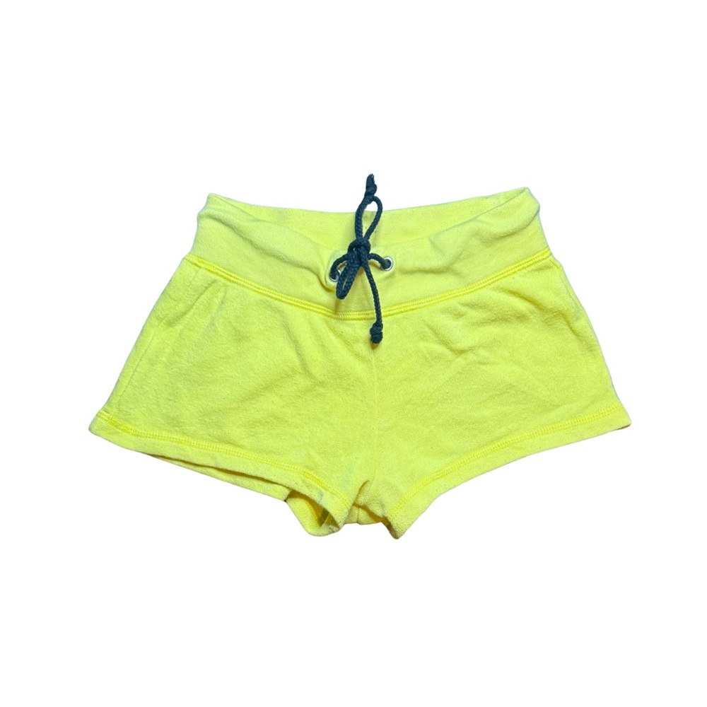 Love Junkie yellow drawstring short girls size small excellent condition